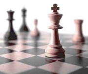 チェスの盤と駒